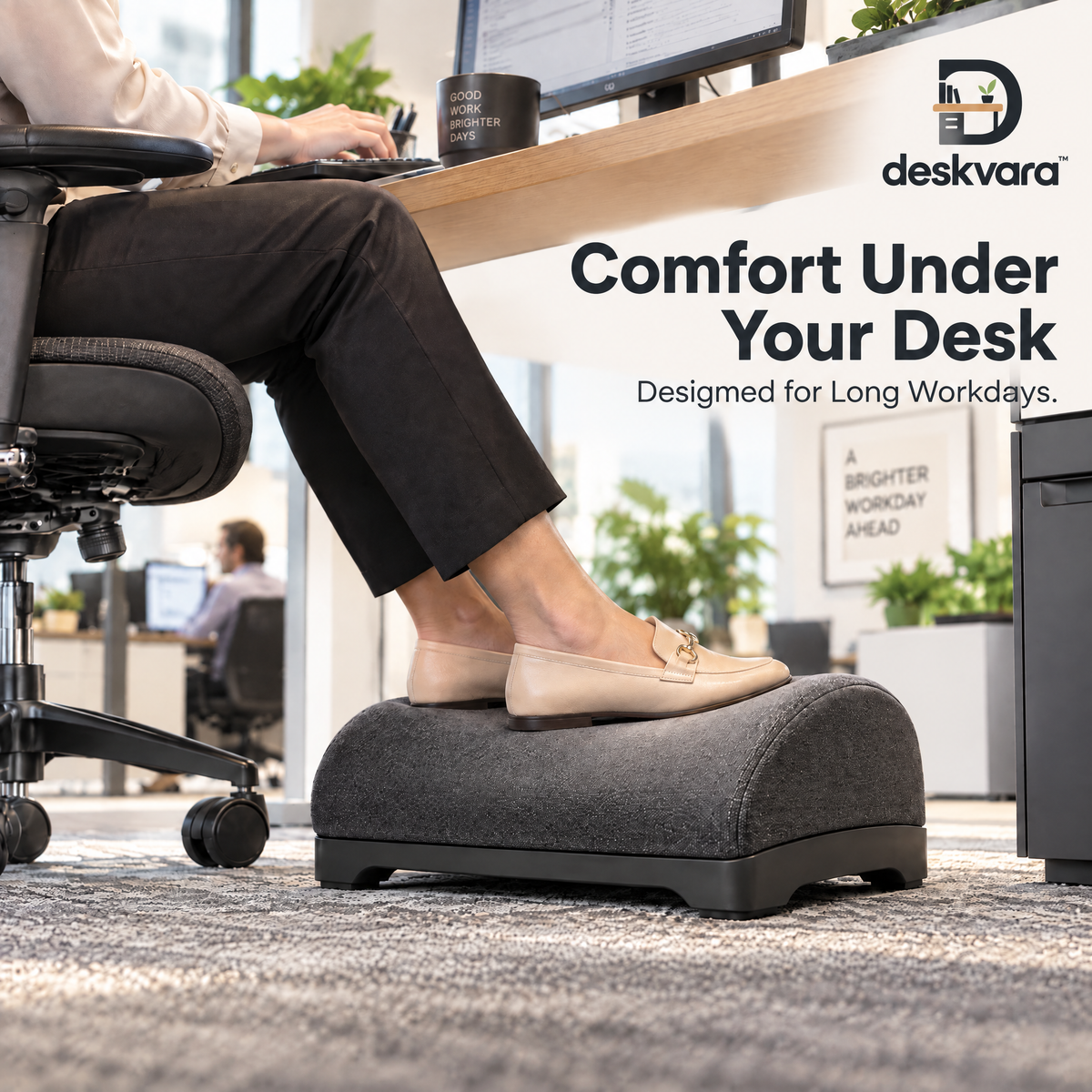 Deskvara™ Office Footrest