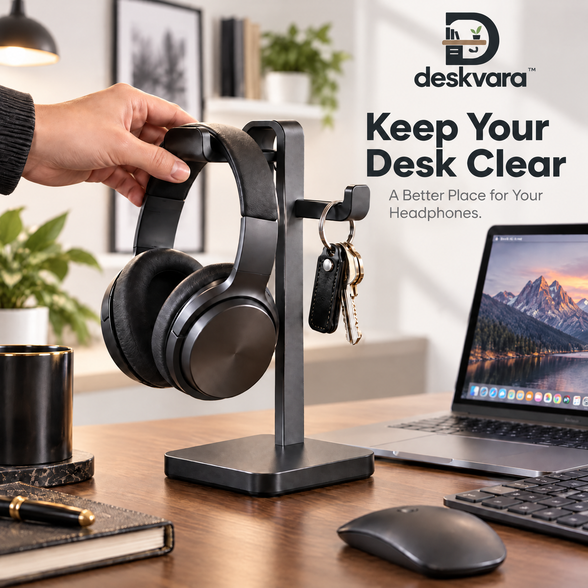 Deskvara™ Desktop Hook Stand