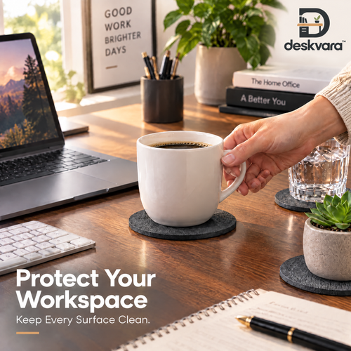 Deskvara™ Desk Coaster Set