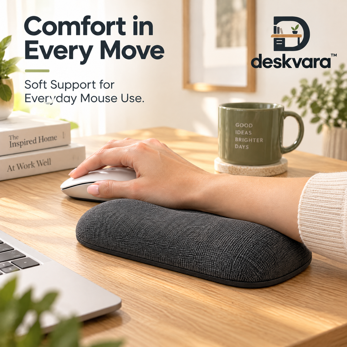 Deskvara™ Mouse Wrist Rest