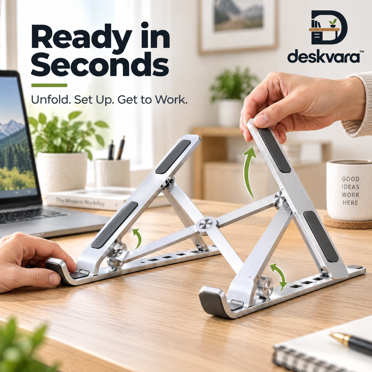 Deskvara™ Foldable Laptop Stand
