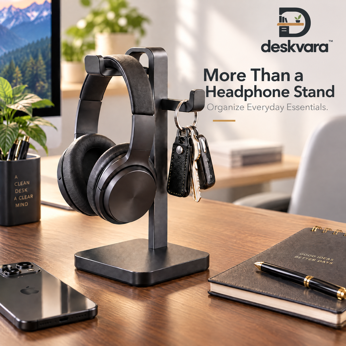 Deskvara™ Desktop Hook Stand