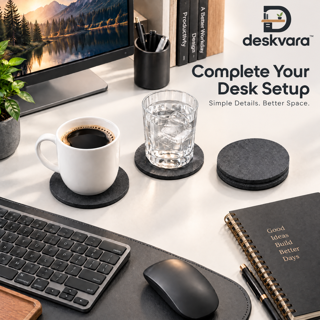Deskvara™ Desk Coaster Set