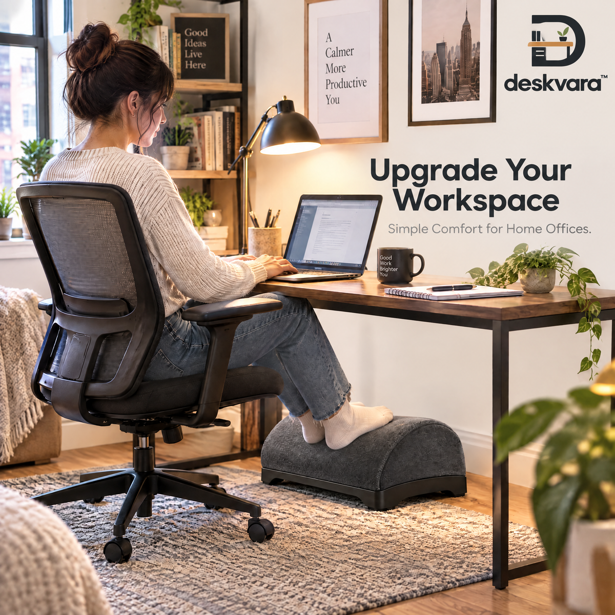 Deskvara™ Office Footrest