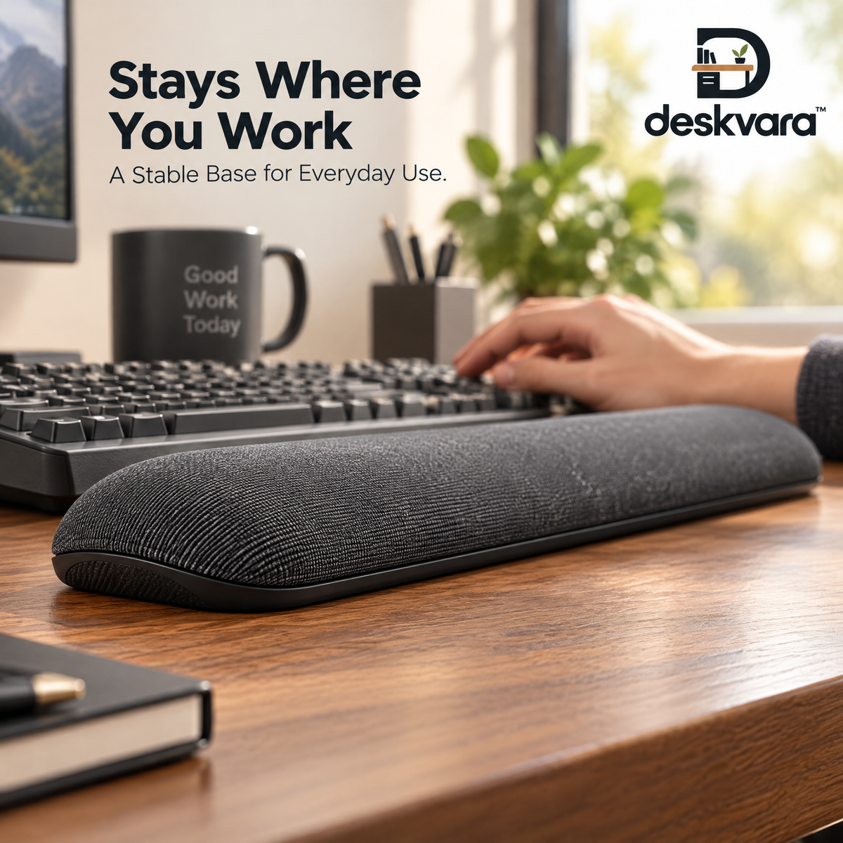 Deskvara™ Keyboard Wrist Rest
