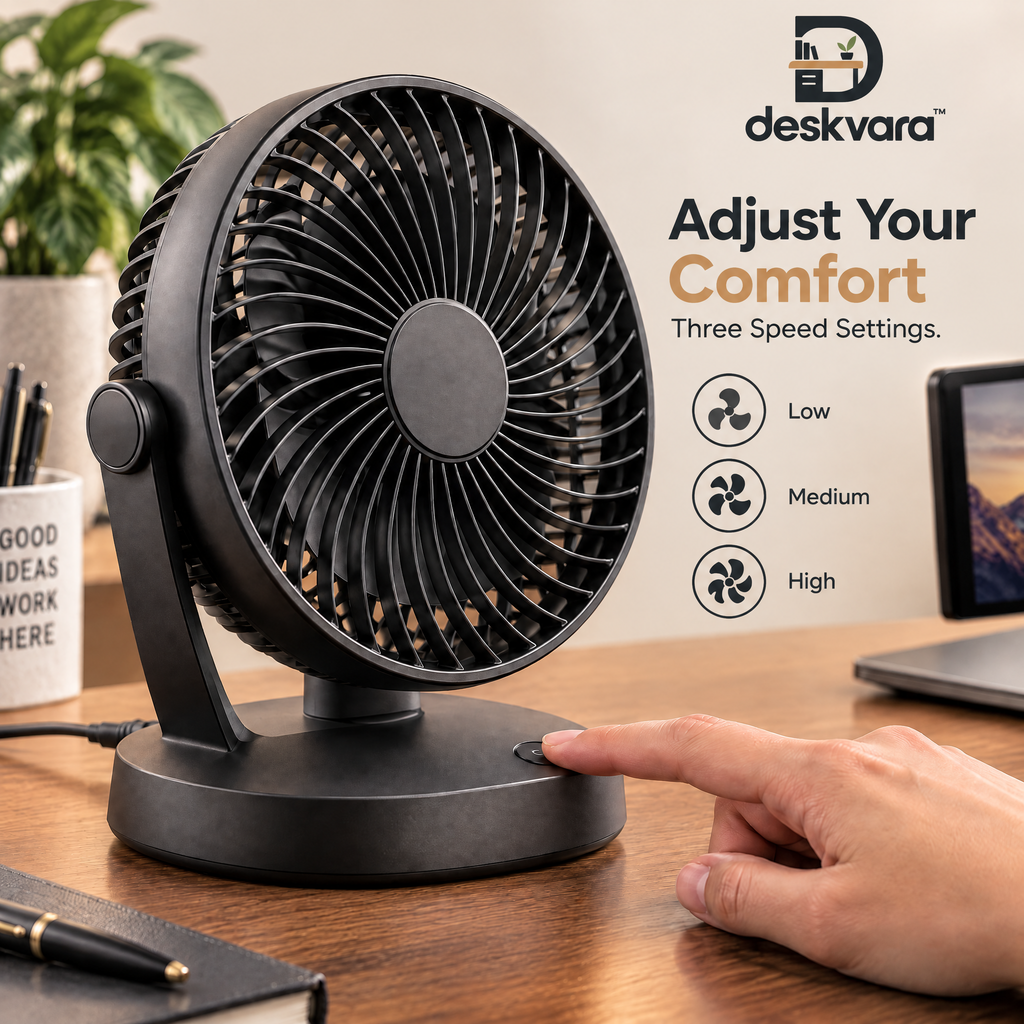 Deskvara™ USB Desk Fan