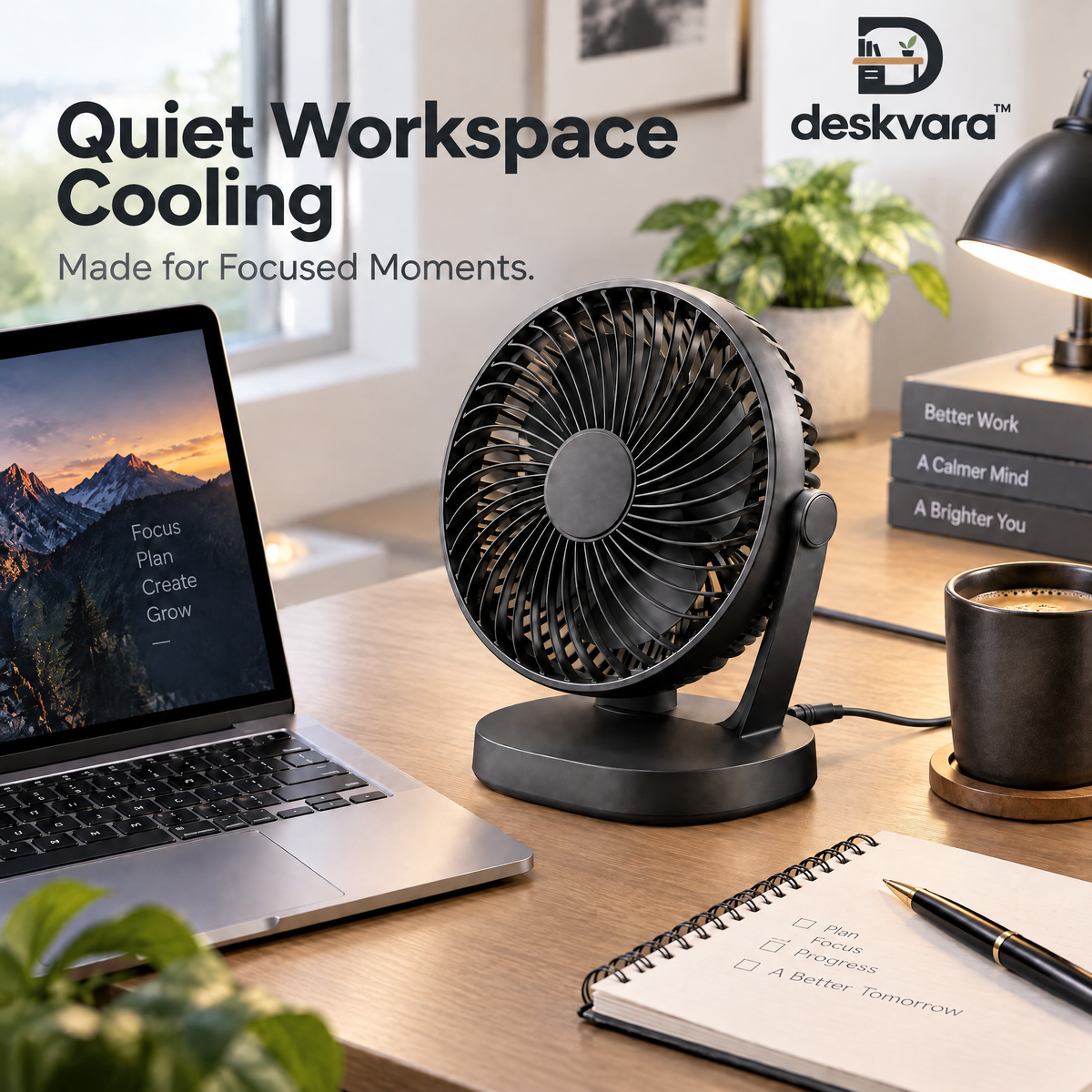 Deskvara™ USB Desk Fan